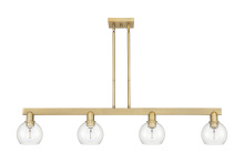 Innovations Lighting 716-4I-BB-G122-6 - Athens - 4 Light - 49 inch - Brushed Brass - Stem hung - Island Light