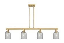 Innovations Lighting 716-4I-BB-G257 - Caledonia - 4 Light - 48 inch - Brushed Brass - Stem hung - Island Light