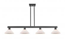 Innovations Lighting 716-4I-BK-G131 - Orwell - 4 Light - 51 inch - Matte Black - Stem hung - Island Light