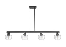 Innovations Lighting 716-4I-BK-G92 - Fenton - 4 Light - 49 inch - Matte Black - Stem hung - Island Light