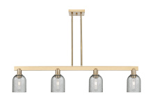 Innovations Lighting 716-4I-CB-G257 - Caledonia - 4 Light - 48 inch - Champagne Bronze - Stem hung - Island Light