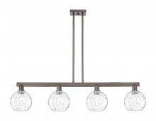 Innovations Lighting 716-4I-OB-G1215-8 - Athens Water Glass - 4 Light - 51 inch - Oil Rubbed Bronze - Stem hung - Island Light