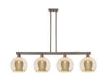 Innovations Lighting 716-4I-OB-G128-10 - Athens - 4 Light - 53 inch - Oil Rubbed Bronze - Stem hung - Island Light