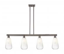 Innovations Lighting 716-4I-OB-G480-6OP - Brookhaven Almond - 4 Light - 48 inch - Oil Rubbed Bronze - Stem hung - Island Light