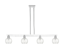 Innovations Lighting 716-4I-PC-G124-6 - Athens - 4 Light - 49 inch - Polished Chrome - Stem hung - Island Light