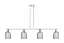 Innovations Lighting 716-4I-PN-G257 - Caledonia - 4 Light - 48 inch - Polished Nickel - Stem hung - Island Light