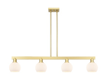 Innovations Lighting 716-4I-SG-G121-6 - Athens - 4 Light - 49 inch - Satin Gold - Stem hung - Island Light