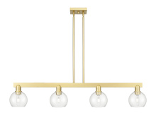 Innovations Lighting 716-4I-SG-G122-6 - Athens - 4 Light - 49 inch - Satin Gold - Stem hung - Island Light