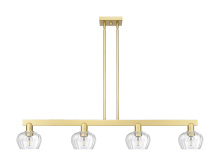 Innovations Lighting 716-4I-SG-G92 - Fenton - 4 Light - 49 inch - Satin Gold - Stem hung - Island Light