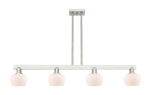Innovations Lighting 716-4I-SN-G91 - Fenton - 4 Light - 49 inch - Brushed Satin Nickel - Stem hung - Island Light