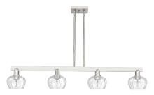 Innovations Lighting 716-4I-SN-G92 - Fenton - 4 Light - 49 inch - Brushed Satin Nickel - Stem hung - Island Light