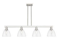 Innovations Lighting 716-4I-SN-GBD-752 - Bristol - 4 Light - 50 inch - Brushed Satin Nickel - Stem hung - Island Light