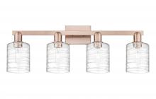 Innovations Lighting 716-4W-AC-G1113 - Cobbleskill - 4 Light - 32 inch - Antique Copper - Bath Vanity Light