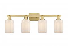 Innovations Lighting 716-4W-BB-G341 - Hadley - 4 Light - 32 inch - Brushed Brass - Bath Vanity Light