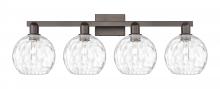 Innovations Lighting 716-4W-OB-G1215-8 - Athens Water Glass - 4 Light - 35 inch - Oil Rubbed Bronze - Bath Vanity Light