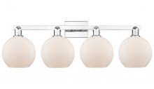 Innovations Lighting 716-4W-PC-G121-8 - Athens - 4 Light - 35 inch - Polished Chrome - Bath Vanity Light