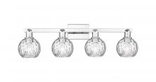 Innovations Lighting 716-4W-PC-G1215-6 - Athens Water Glass - 4 Light - 33 inch - Polished Chrome - Bath Vanity Light