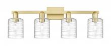 Innovations Lighting 716-4W-SG-G1113 - Cobbleskill - 4 Light - 32 inch - Satin Gold - Bath Vanity Light