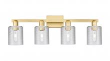 Innovations Lighting 716-4W-SG-G112 - Cobbleskill - 4 Light - 32 inch - Satin Gold - Bath Vanity Light
