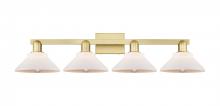 Innovations Lighting 716-4W-SG-G131 - Orwell - 4 Light - 35 inch - Satin Gold - Bath Vanity Light