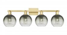 Innovations Lighting 716-4W-SG-G483-8SL - Brookhaven Globe - 4 Light - 36 inch - Satin Gold - Bath Vanity Light