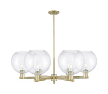 Innovations Lighting 716-6CR-AB-G122-10 - Athens - 6 Light - 40 inch - Antique Brass - Stem hung - Chandelier