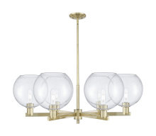 Innovations Lighting 716-6CR-AB-G124-10 - Athens - 6 Light - 40 inch - Antique Brass - Stem hung - Chandelier