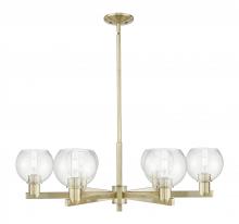 Innovations Lighting 716-6CR-AB-G124-6 - Athens - 6 Light - 36 inch - Antique Brass - Stem hung - Chandelier