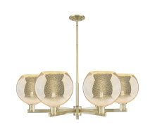 Innovations Lighting 716-6CR-AB-G128-10 - Athens - 6 Light - 40 inch - Antique Brass - Stem hung - Chandelier
