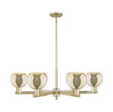 Innovations Lighting 716-6CR-AB-G128-6 - Athens - 6 Light - 36 inch - Antique Brass - Stem hung - Chandelier
