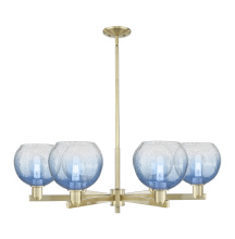 Innovations Lighting 716-6CR-AB-G483-8SB - Brookhaven Globe - 6 Light - 24 inch - Antique Brass - Chandelier