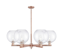 Innovations Lighting 716-6CR-AC-G122-10 - Athens - 6 Light - 40 inch - Antique Copper - Stem hung - Chandelier