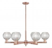Innovations Lighting 716-6CR-AC-G122C-6CL - Athens - 6 Light - 36 inch - Antique Copper - Stem hung - Chandelier