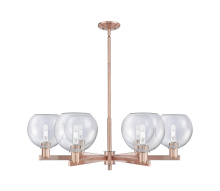 Innovations Lighting 716-6CR-AC-G124-8 - Athens - 6 Light - 38 inch - Antique Copper - Stem hung - Chandelier