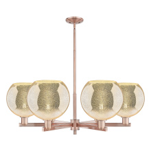 Innovations Lighting 716-6CR-AC-G128-10 - Athens - 6 Light - 40 inch - Antique Copper - Stem hung - Chandelier