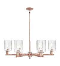 Innovations Lighting 716-6CR-AC-G342 - Hadley - 6 Light - 34 inch - Antique Copper - Stem hung - Chandelier