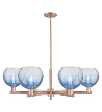 Innovations Lighting 716-6CR-AC-G483-8SB - Brookhaven Globe - 6 Light - 24 inch - Antique Copper - Chandelier