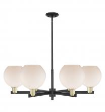 Innovations Lighting 716-6CR-BAB-G121-8 - Athens - 6 Light - 38 inch - Black Antique Brass - Stem hung - Chandelier