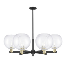 Innovations Lighting 716-6CR-BAB-G122-10 - Athens - 6 Light - 40 inch - Black Antique Brass - Stem hung - Chandelier