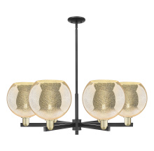 Innovations Lighting 716-6CR-BAB-G128-10 - Athens - 6 Light - 40 inch - Black Antique Brass - Stem hung - Chandelier