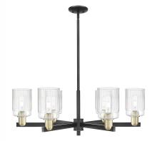 Innovations Lighting 716-6CR-BAB-G342 - Hadley - 6 Light - 34 inch - Black Antique Brass - Stem hung - Chandelier
