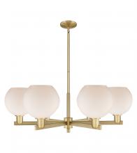Innovations Lighting 716-6CR-BB-G121-8 - Athens - 6 Light - 38 inch - Brushed Brass - Stem hung - Chandelier
