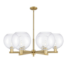 Innovations Lighting 716-6CR-BB-G122-10 - Athens - 6 Light - 40 inch - Brushed Brass - Stem hung - Chandelier