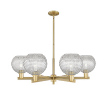 Innovations Lighting 716-6CR-BB-G122C-8CL - Athens - 6 Light - 38 inch - Brushed Brass - Stem hung - Chandelier