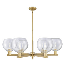 Innovations Lighting 716-6CR-BB-G124-8 - Athens - 6 Light - 38 inch - Brushed Brass - Stem hung - Chandelier