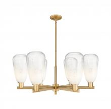 Innovations Lighting 716-6CR-BB-G480-6OP - Brookhaven Almond - 6 Light - 24 inch - Brushed Brass - Chandelier