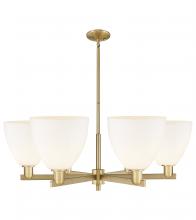 Innovations Lighting 716-6CR-BB-GBD-91 - Bristol - 6 Light - 39 inch - Brushed Brass - Stem hung - Chandelier