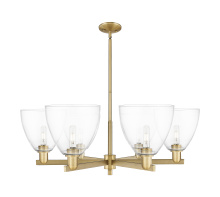 Innovations Lighting 716-6CR-BB-GBD-92 - Bristol - 6 Light - 39 inch - Brushed Brass - Stem hung - Chandelier