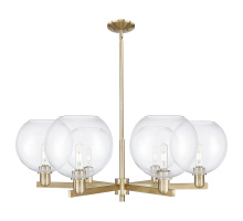 Innovations Lighting 716-6CR-CB-G122-10 - Athens - 6 Light - 40 inch - Champagne Bronze - Stem hung - Chandelier