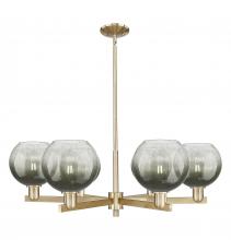 Innovations Lighting 716-6CR-CB-G483-8SL - Brookhaven Globe - 6 Light - 24 inch - Champagne Bronze - Chandelier